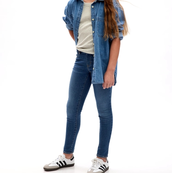 EUC Gap Kids Mid Rise Pull-On Jeggings - Picture 3 of 9